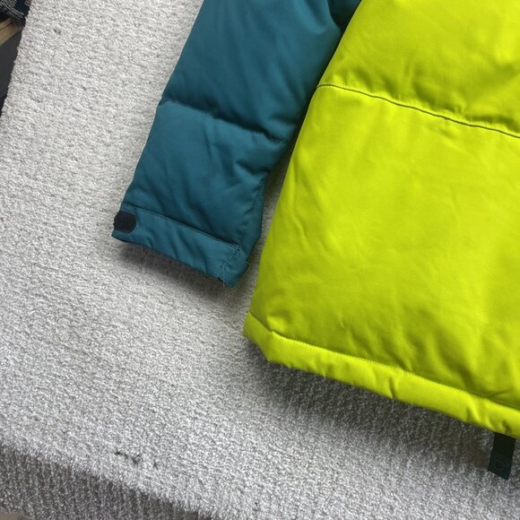 DC Downhill Boy XL (Men ~ S) DownInsulated Snowboard Puffer Jacket Blue / Green - Picture 14 of 16